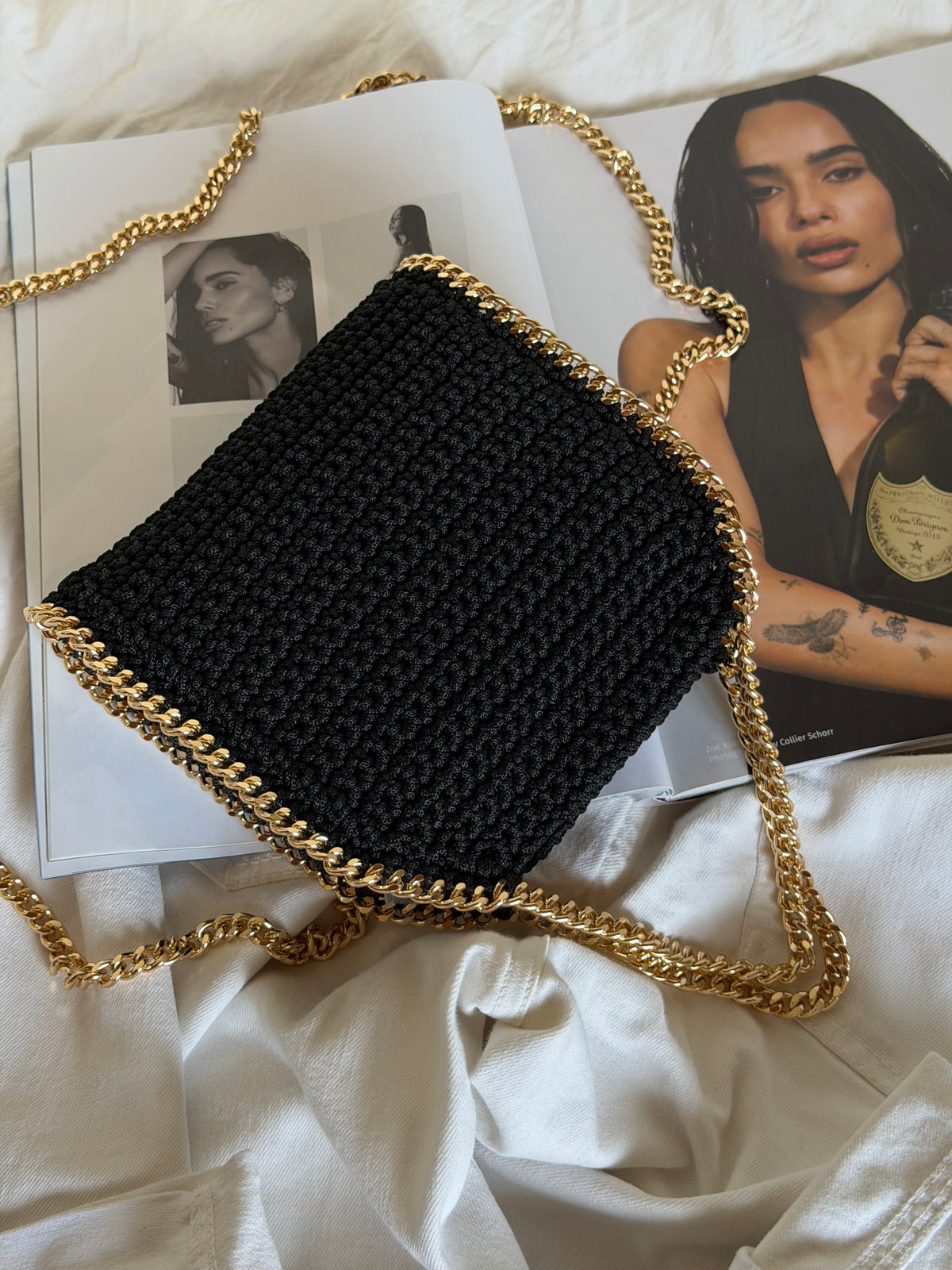 STAR bag mini// nera