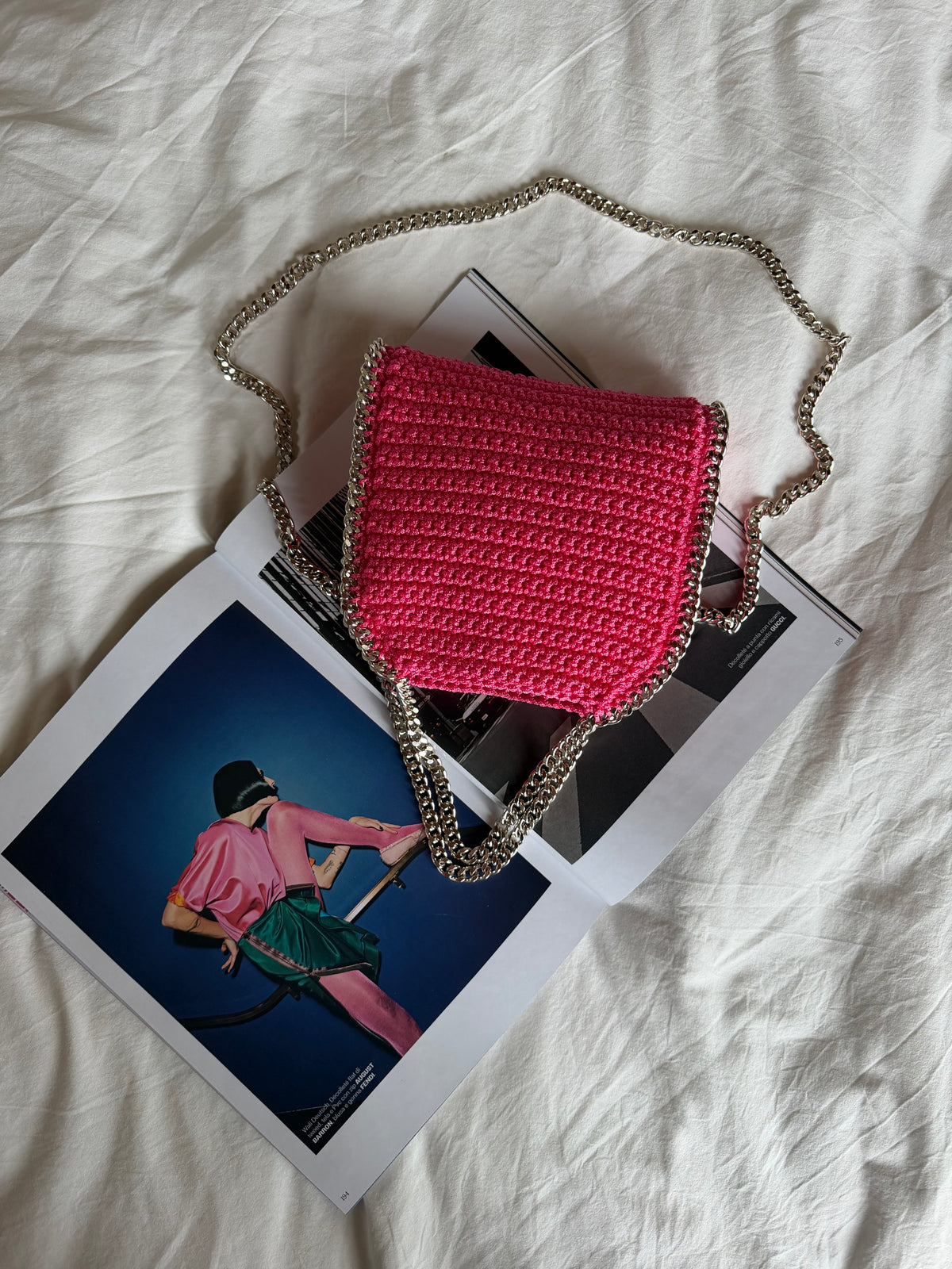 STAR bag mini// fucsia