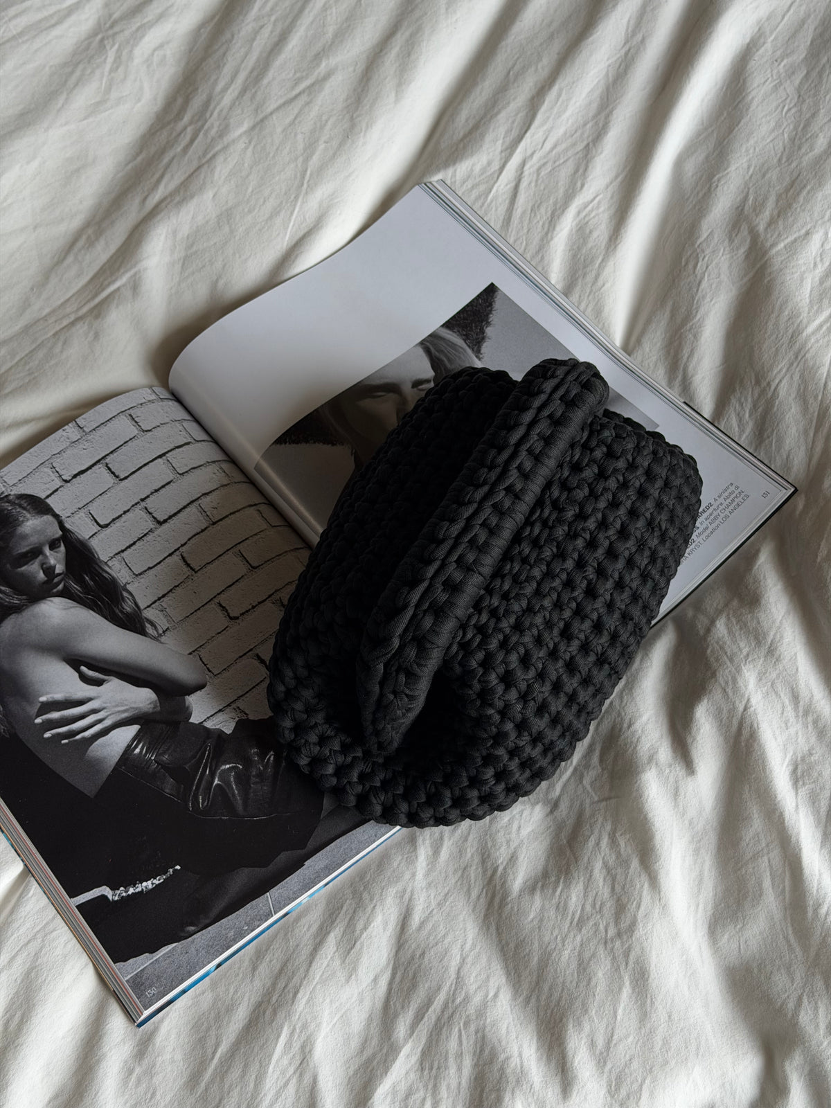 CLOUD bag standard// nera con manico