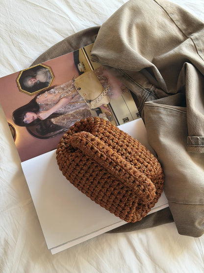 CLOUD bag standard// rame lurex con manico