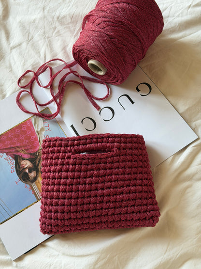 MINOU bag standard// fucsia lurex