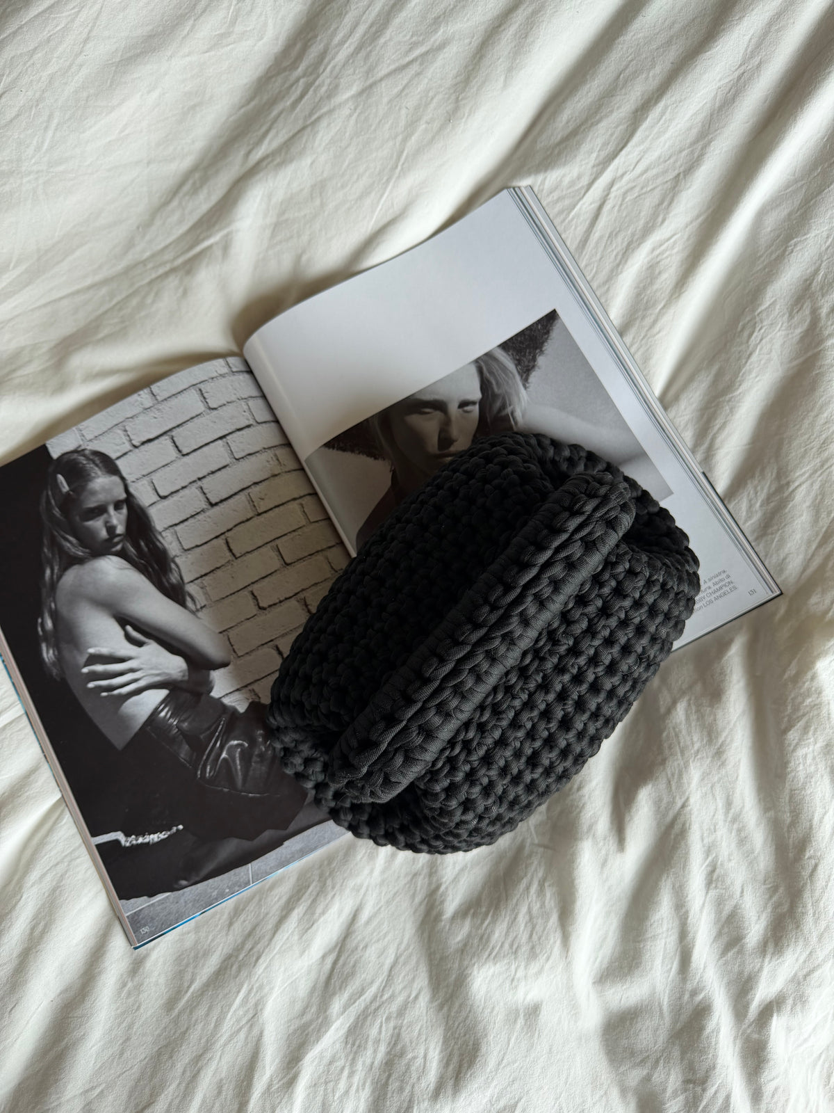 CLOUD bag standard// nera con manico