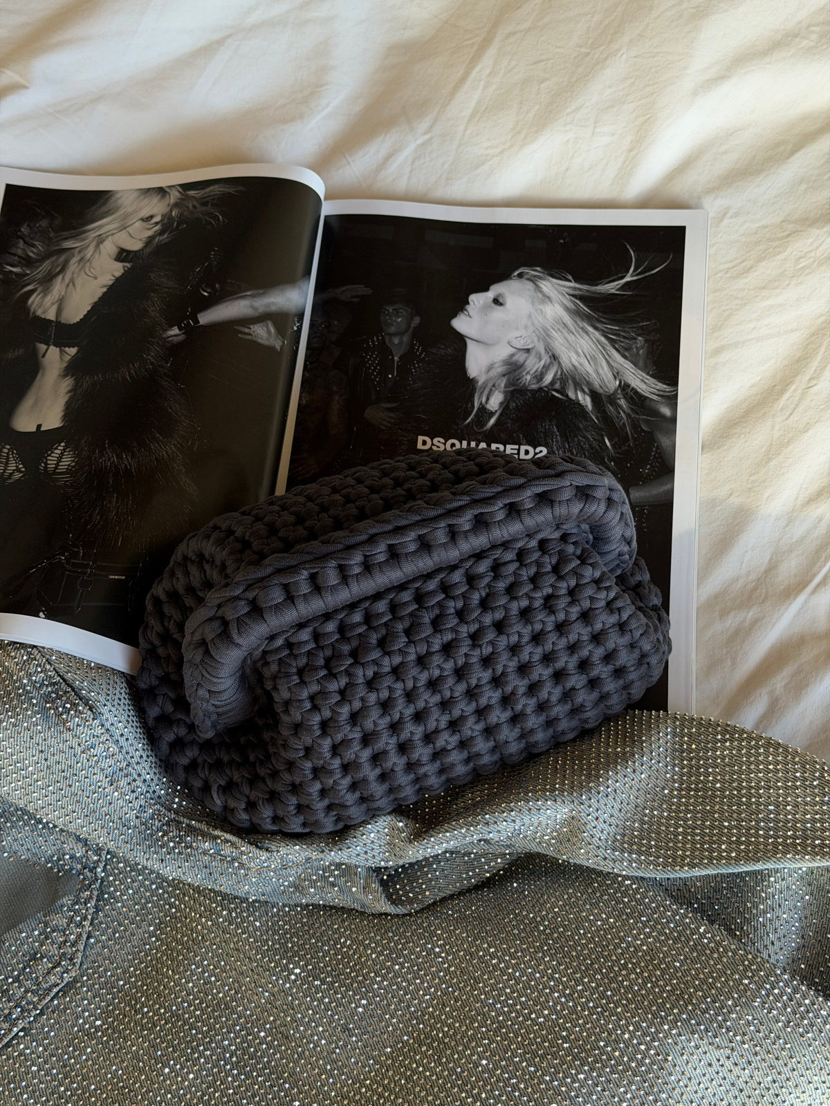 CLOUD bag standard// antracite con manico