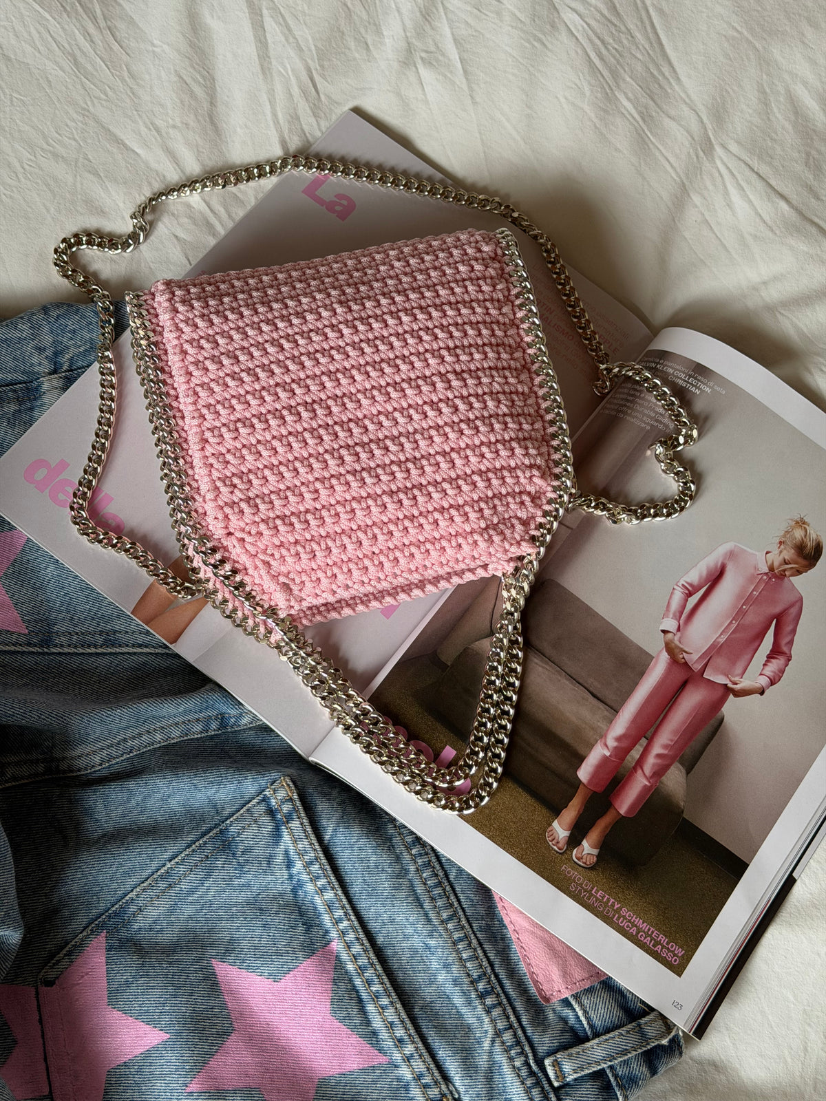 STAR bag mini// rosa