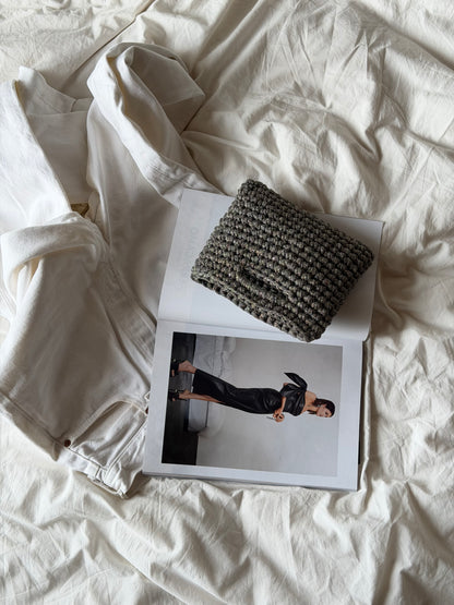 MINOU bag standard// grigia chiara lurex