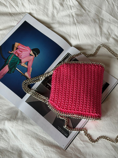 STAR bag mini// fucsia