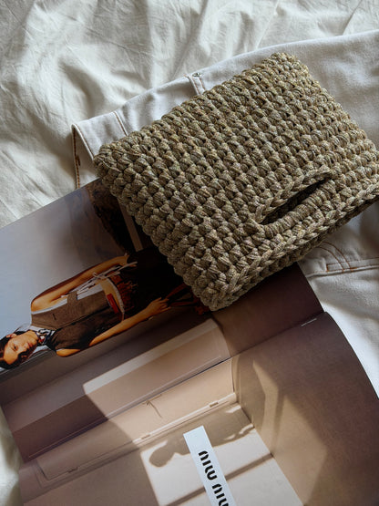 MINOU bag standard// sabbia lurex