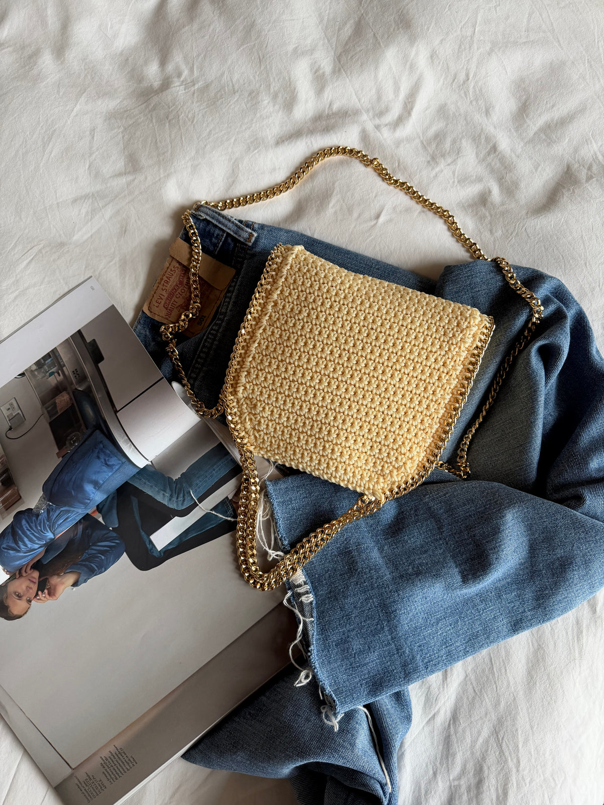 STAR bag mini// vaniglia