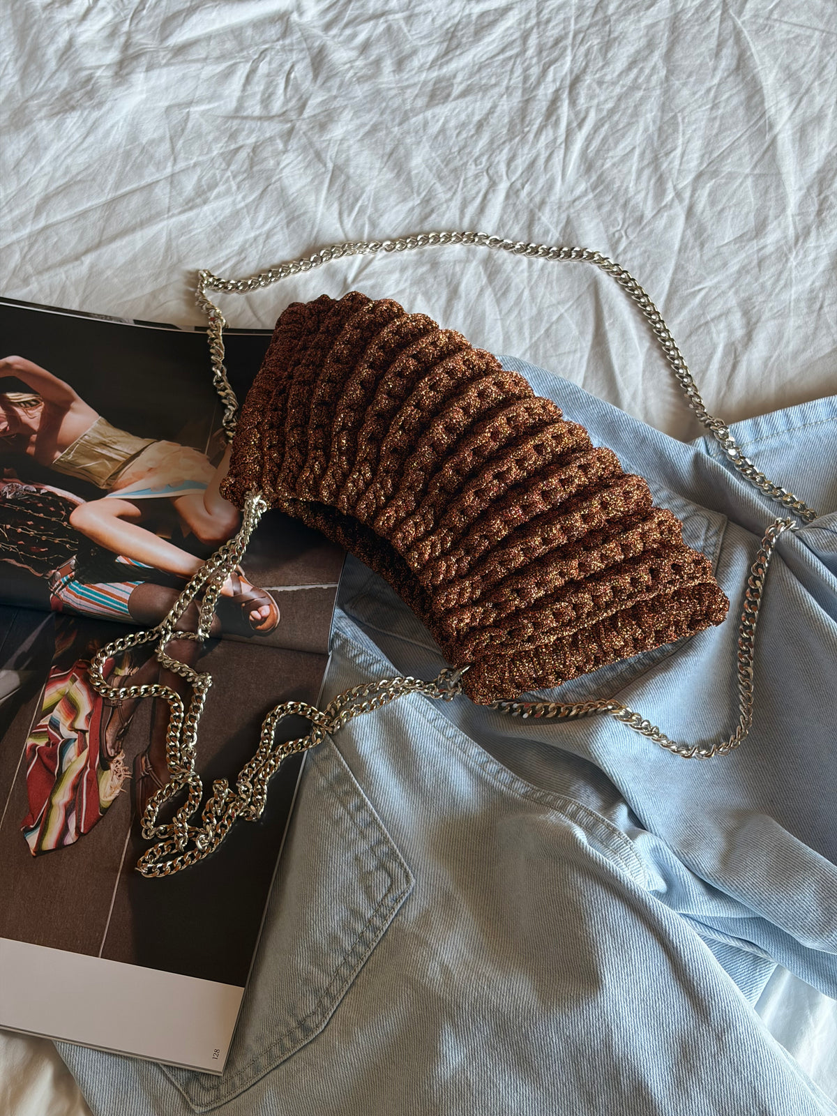 BONBON bag mini// rame lurex