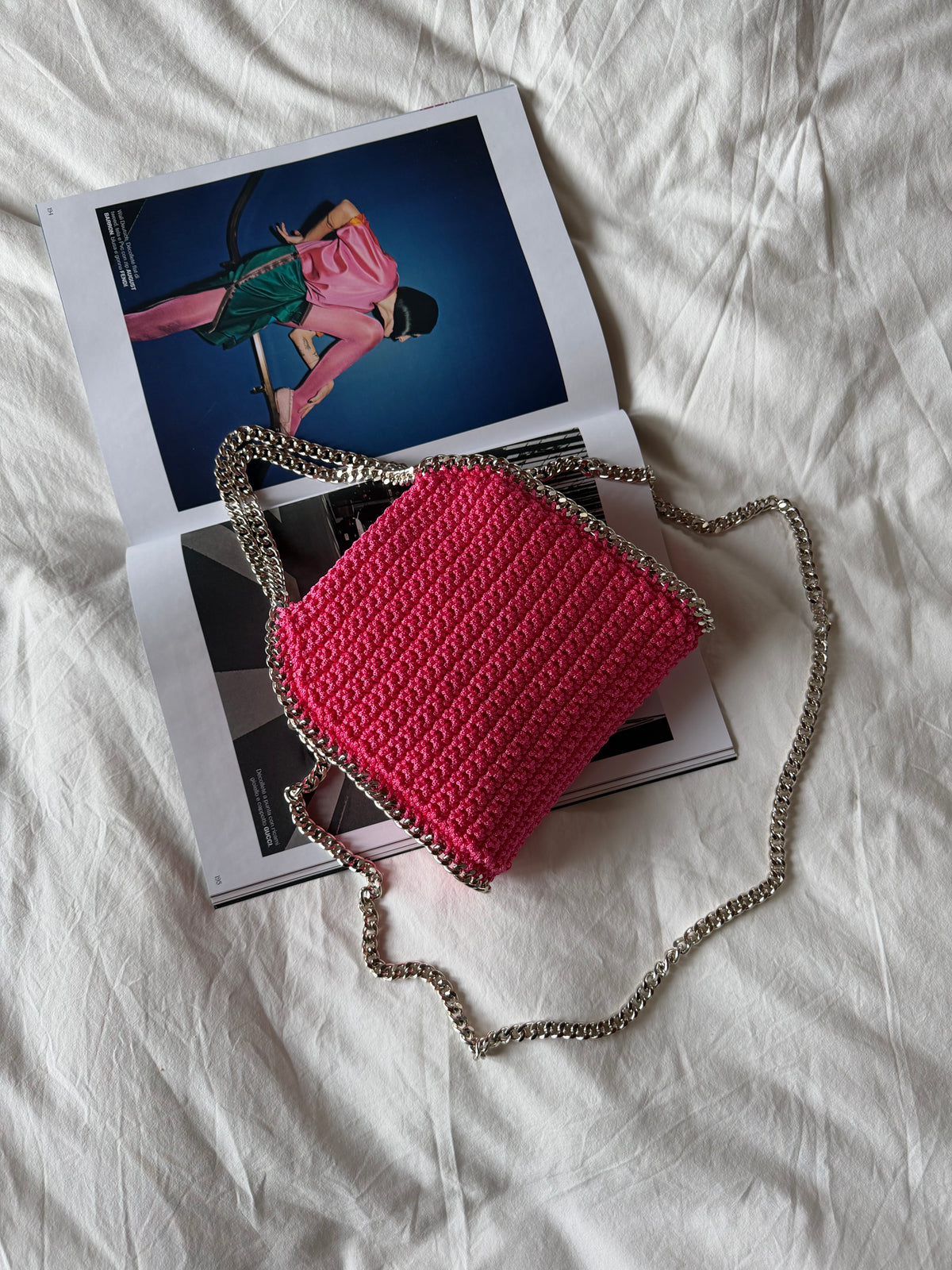 STAR bag mini// fucsia