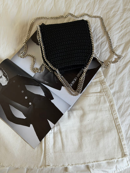 STAR bag mini// nera