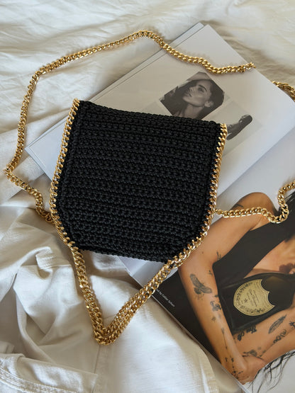 STAR bag mini// nera