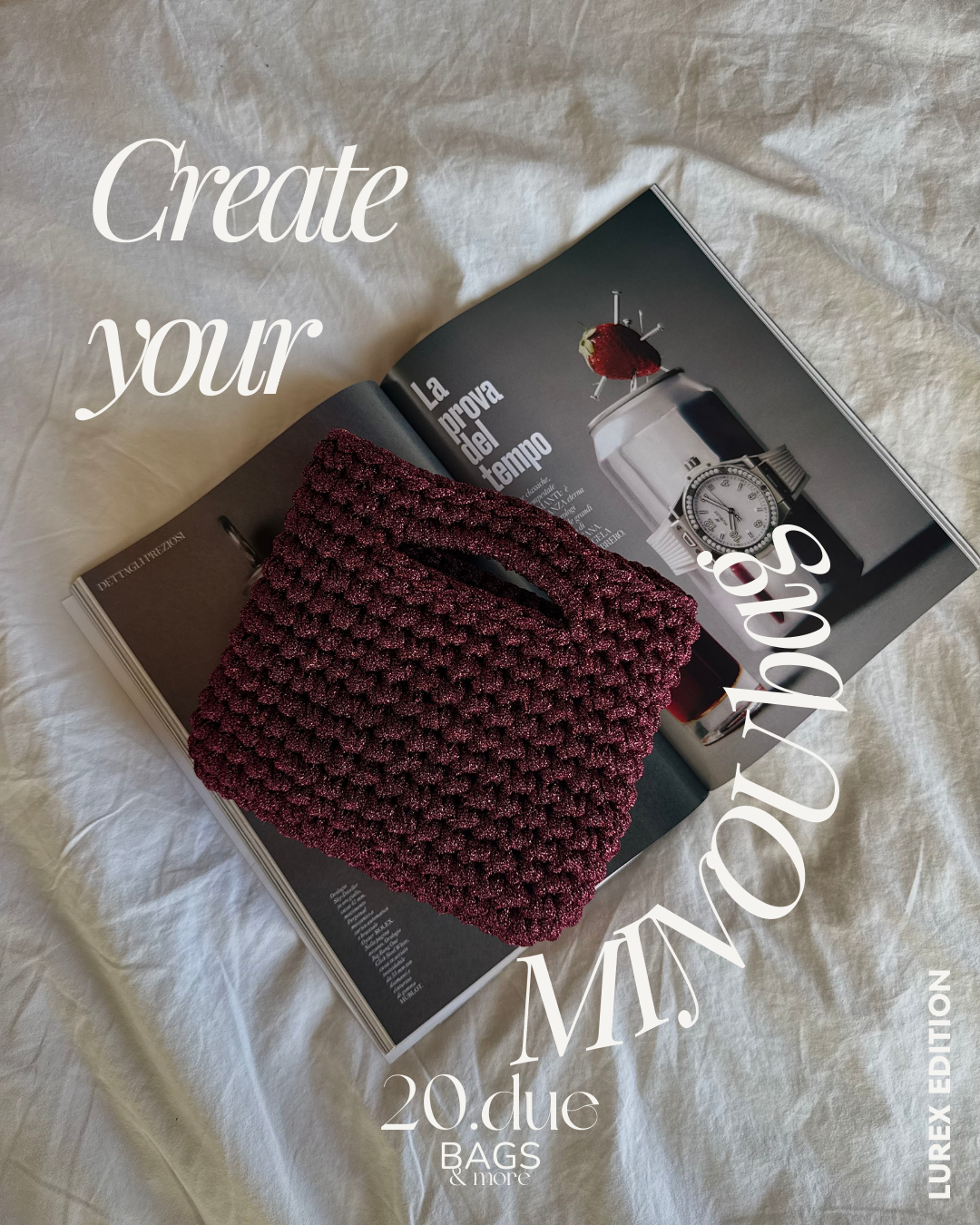 PERSONALIZZAZIONE MINOU bag //LUREX