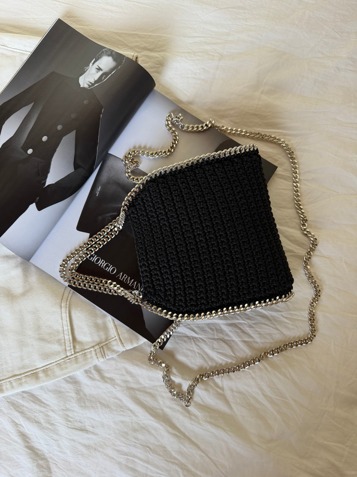 STAR bag mini// nera