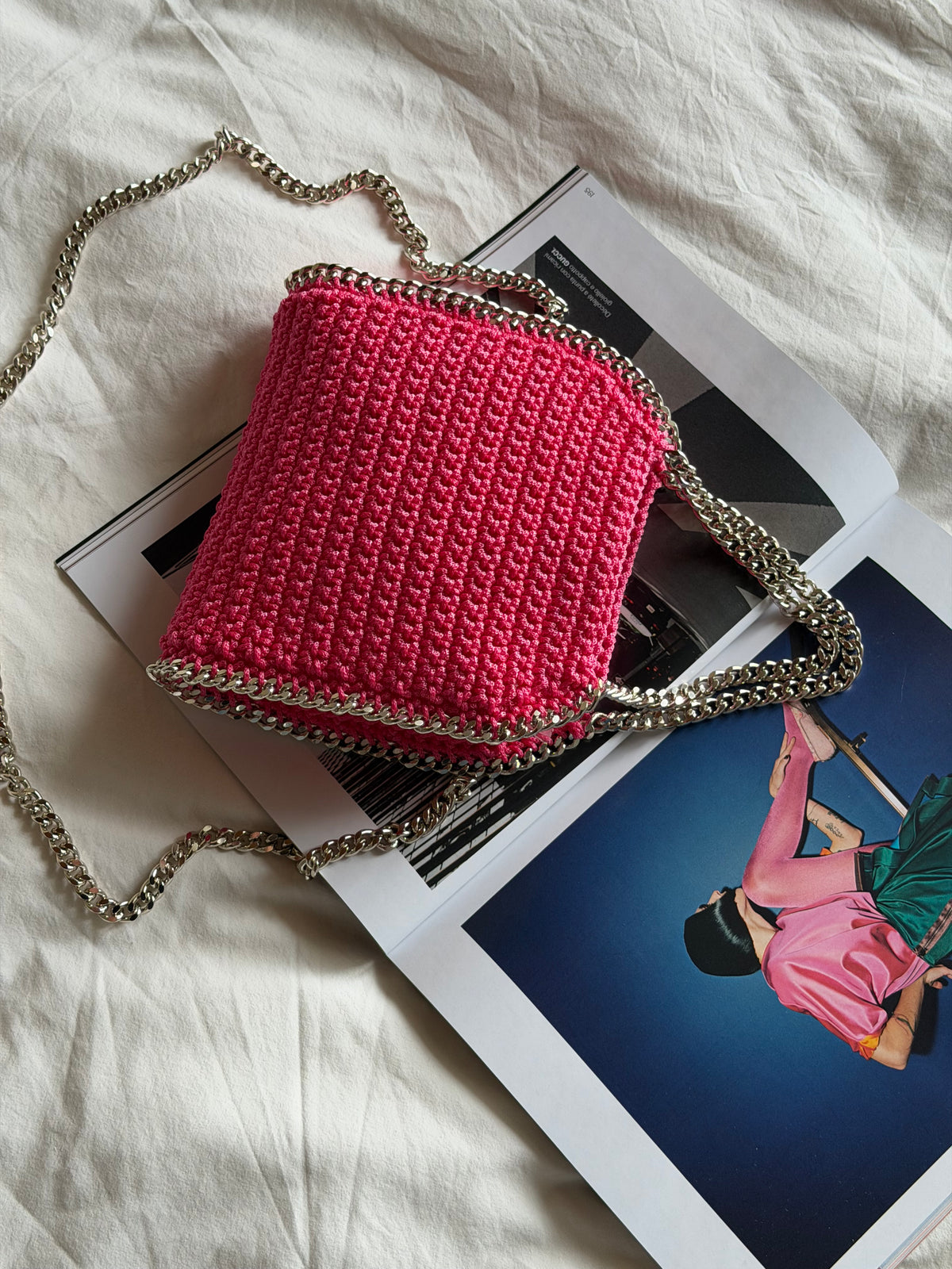 STAR bag mini// fucsia