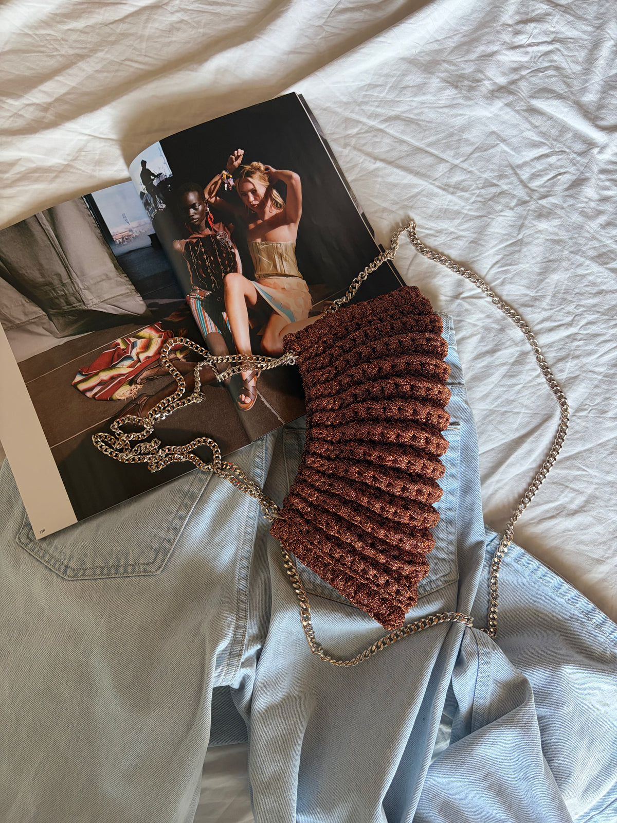 BONBON bag mini// rame lurex