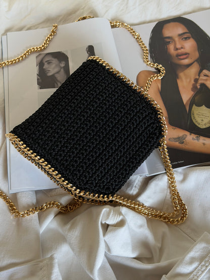 STAR bag mini// nera