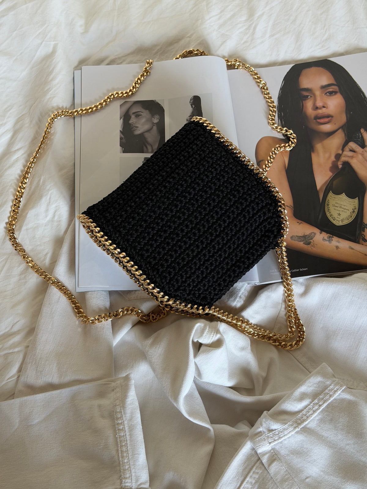 STAR bag mini// nera