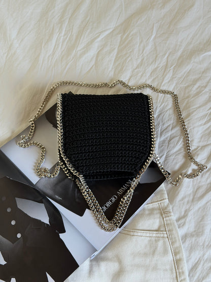 STAR bag mini// nera