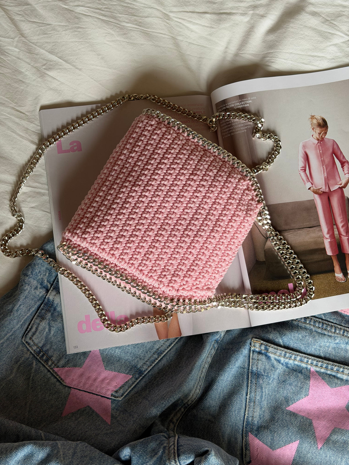 STAR bag mini// rosa
