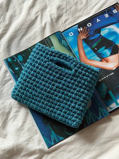 MINOU bag standard// acqua lurex