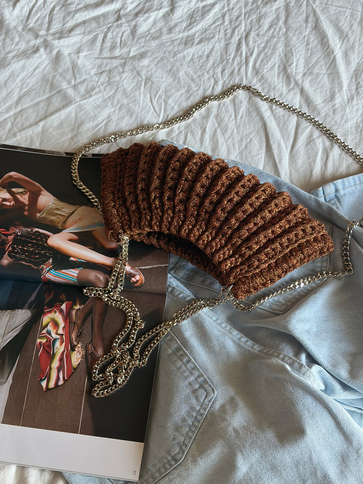 BONBON bag mini// rame lurex
