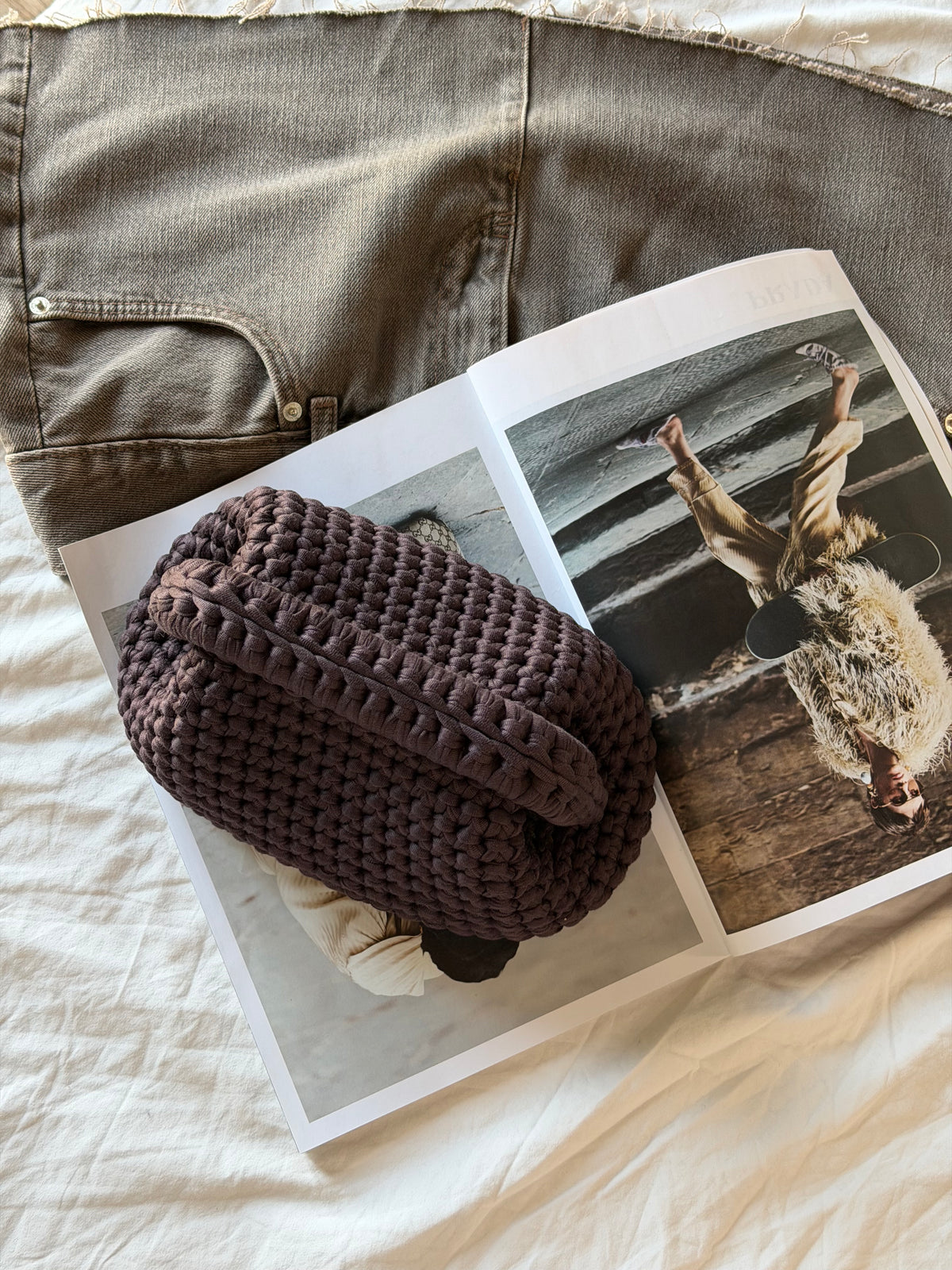 CLOUD bag standard// marrone cioccolato