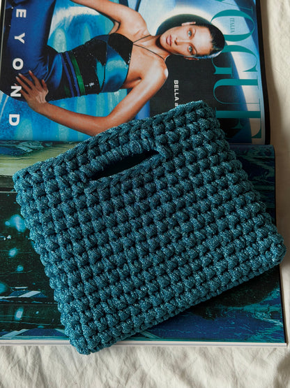 MINOU bag standard// acqua lurex