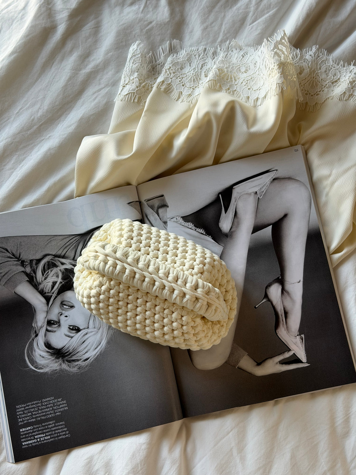 CLOUD bag mini// avorio