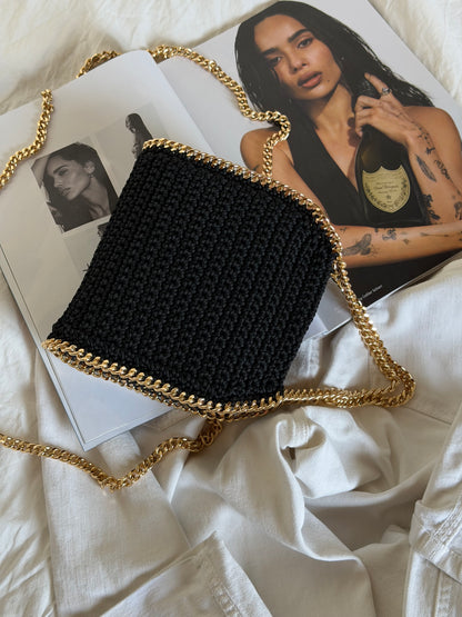 STAR bag mini// nera