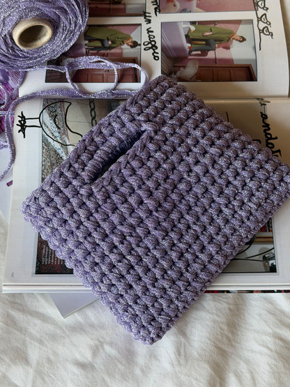 MINOU bag standard// lilla lurex