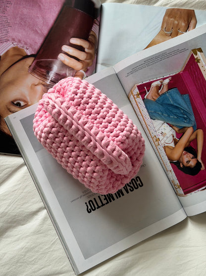 CLOUD bag mini// rosa caramella