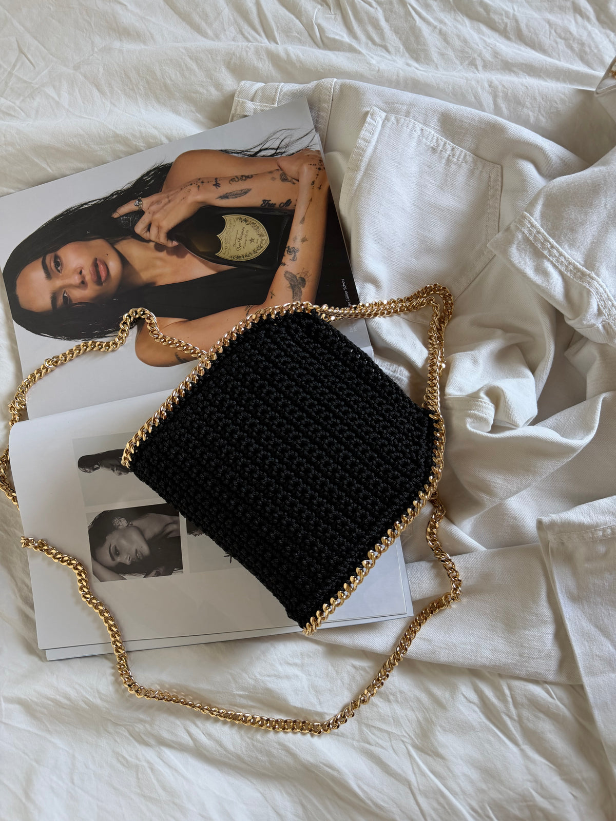 STAR bag mini// nera