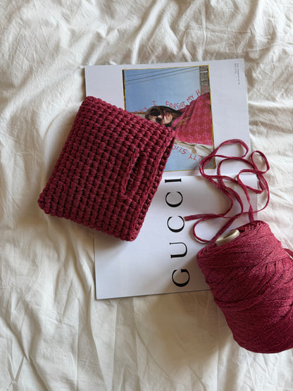 MINOU bag standard// fucsia lurex