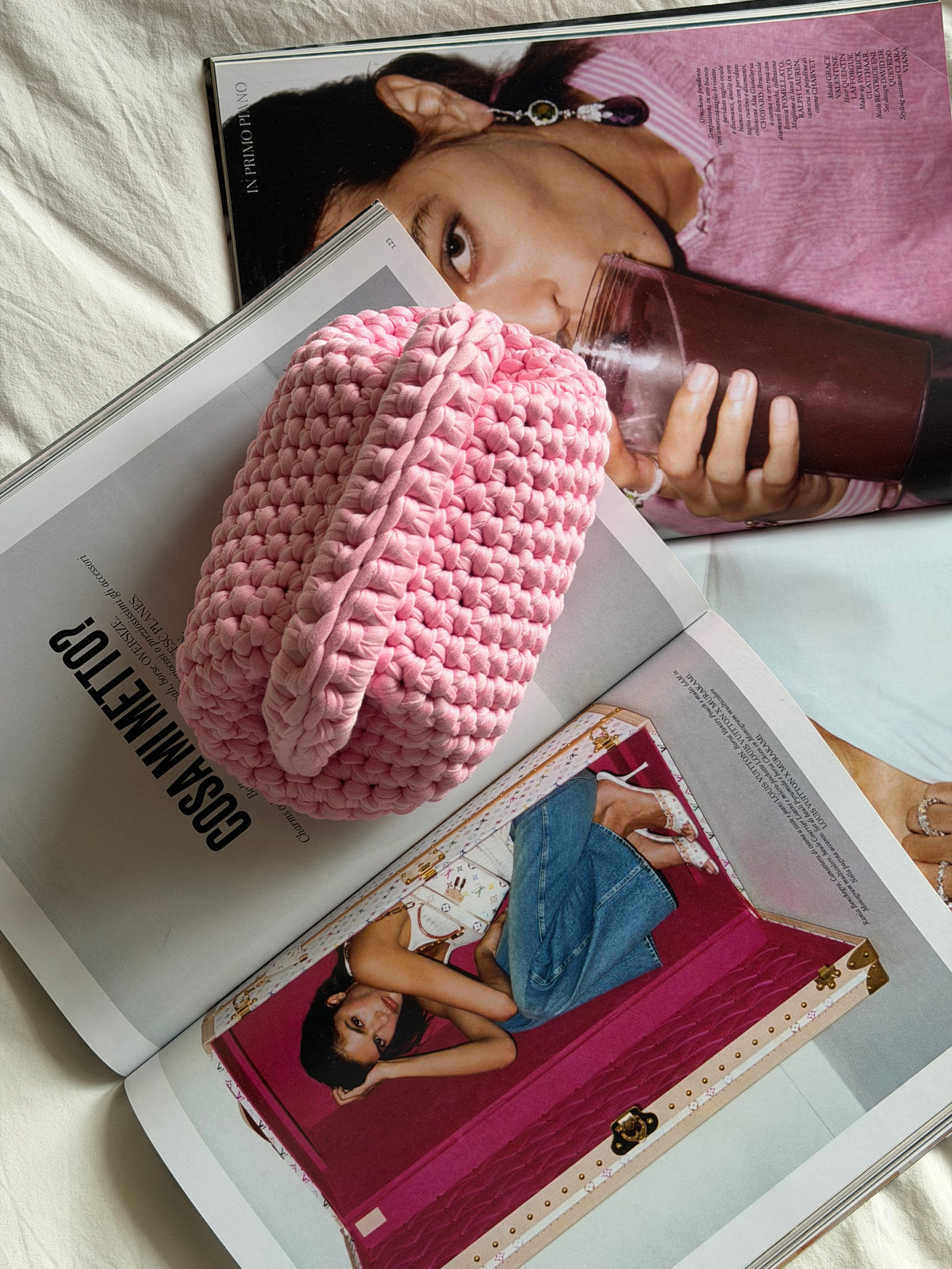 CLOUD bag mini// rosa caramella