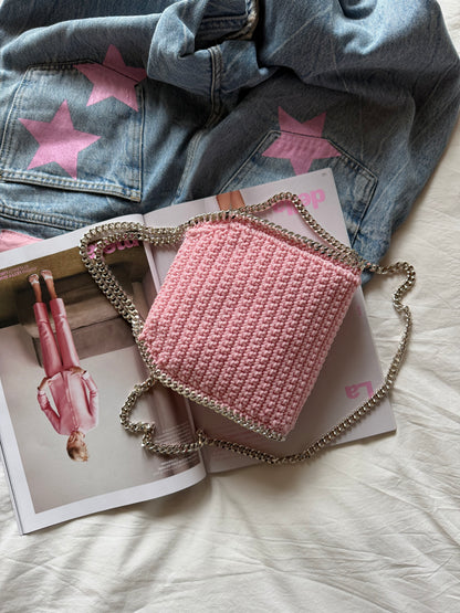 STAR bag mini// rosa