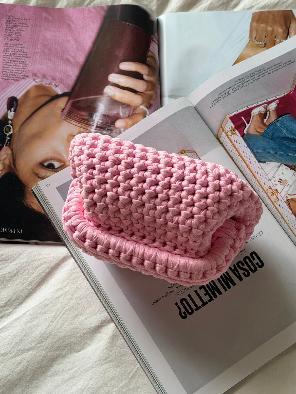 CLOUD bag mini// rosa caramella