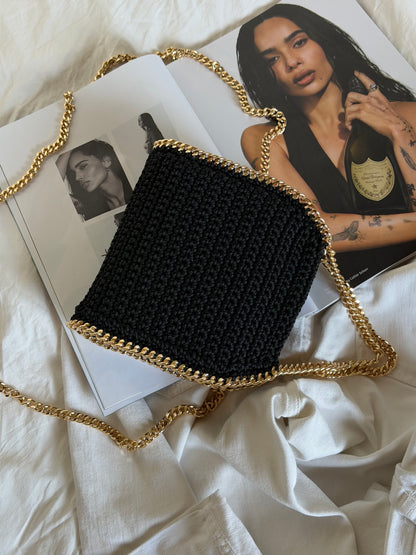 STAR bag mini// nera
