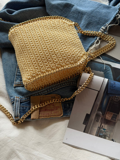 STAR bag mini// vaniglia