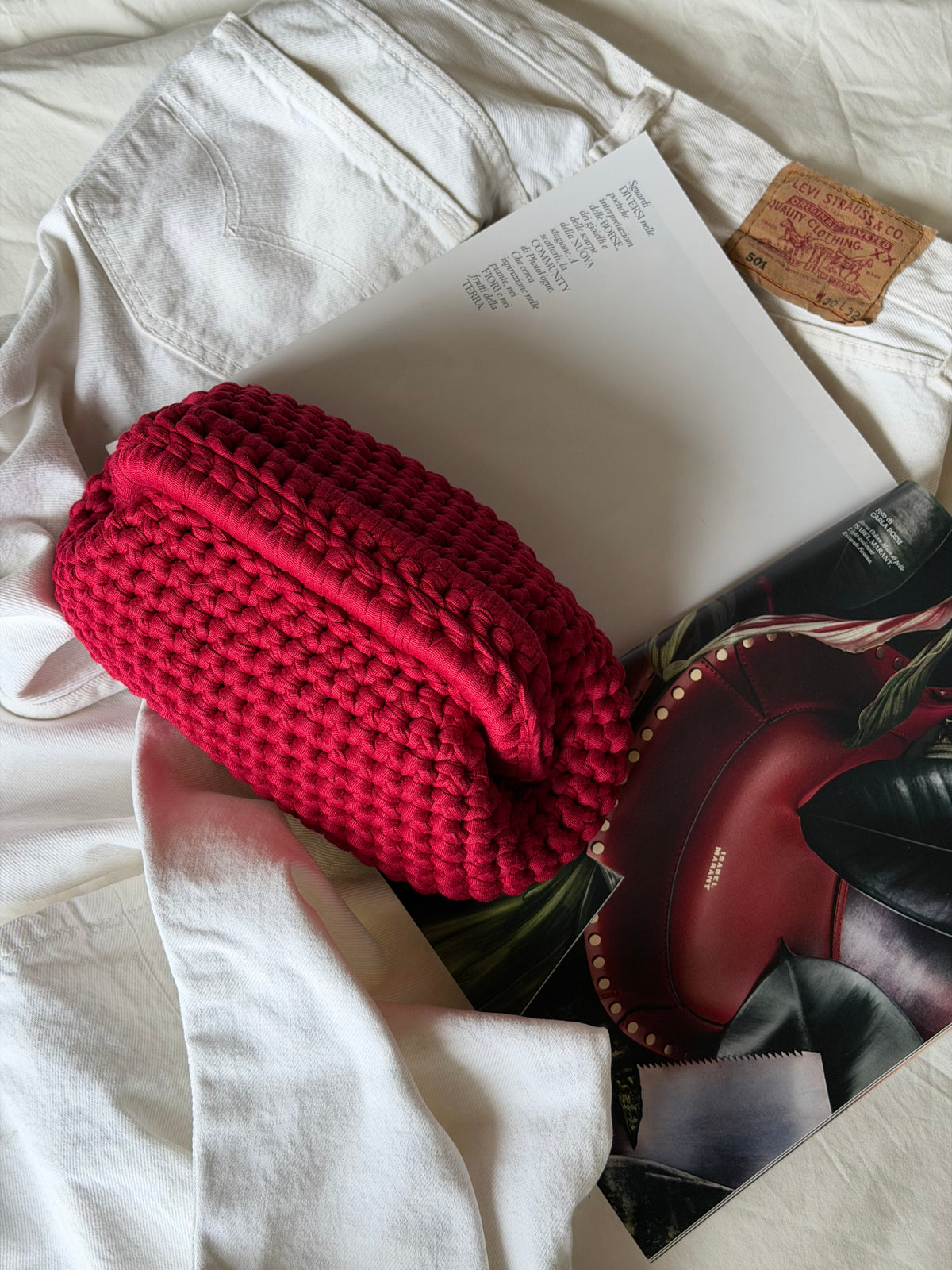 CLOUD bag standard// vinaccia con manico