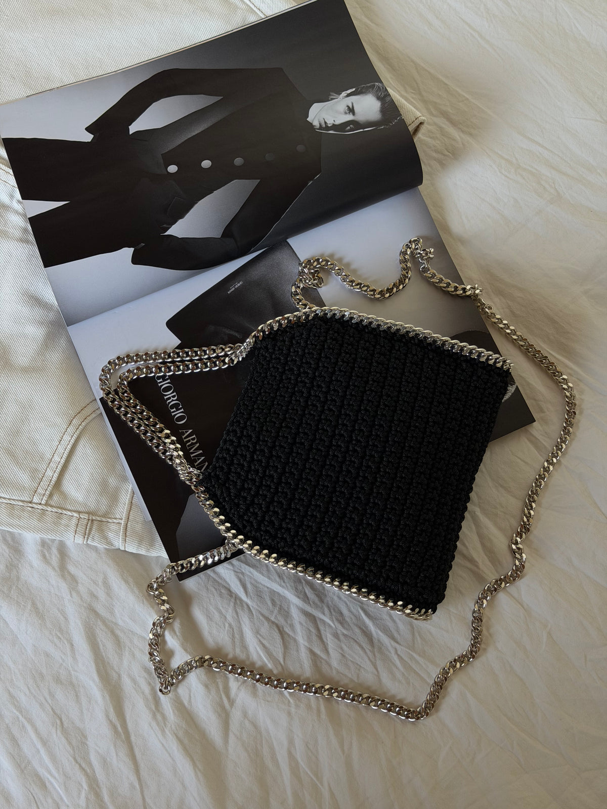STAR bag mini// nera