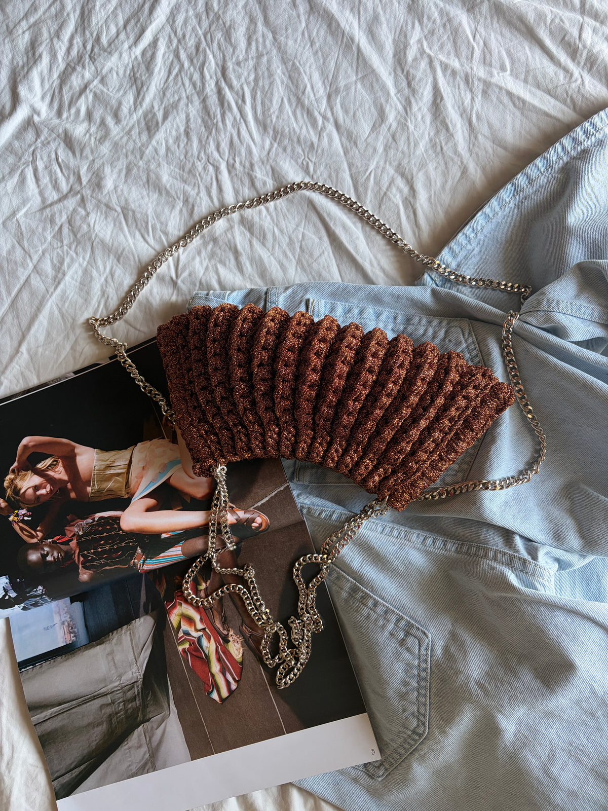 BONBON bag mini// rame lurex