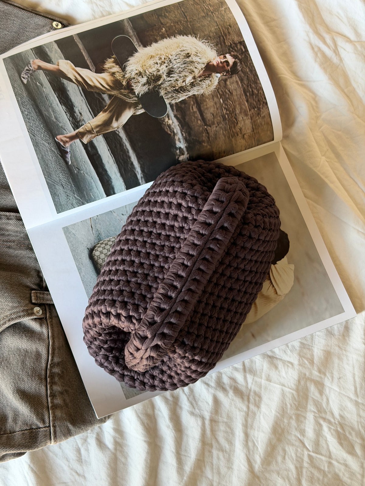 CLOUD bag standard// marrone cioccolato