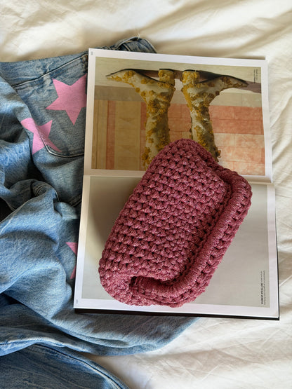 CLOUD bag standard// rosa lurex