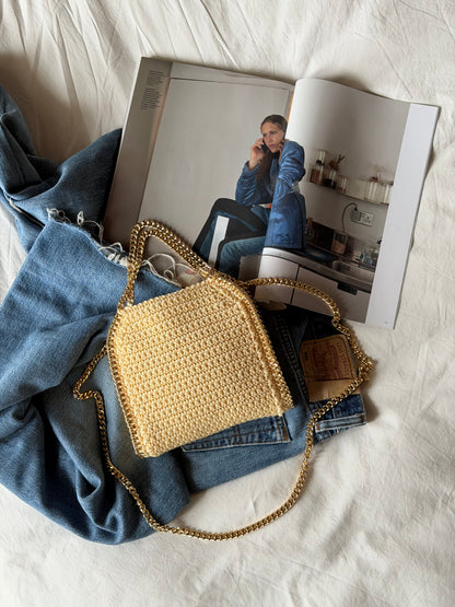 STAR bag mini// vaniglia