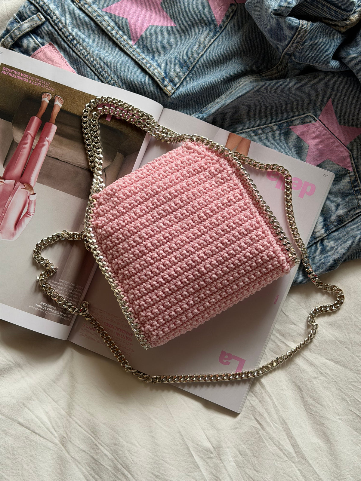 STAR bag mini// rosa