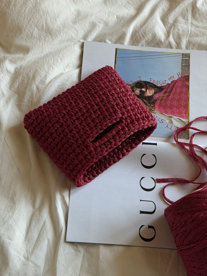 MINOU bag standard// fucsia lurex