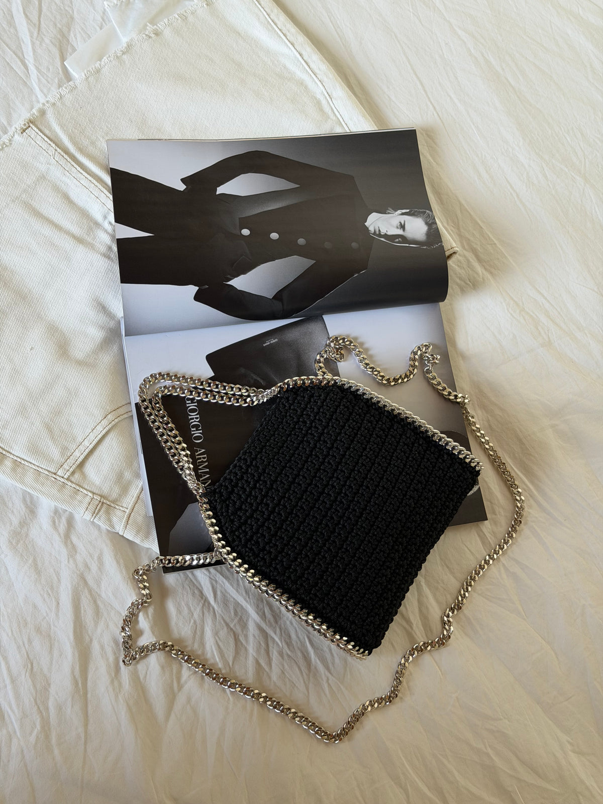 STAR bag mini// nera