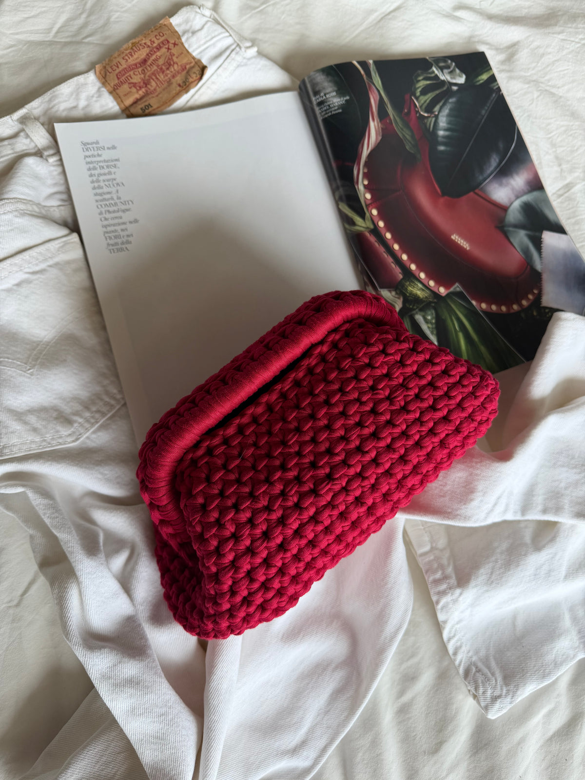 CLOUD bag standard// vinaccia con manico