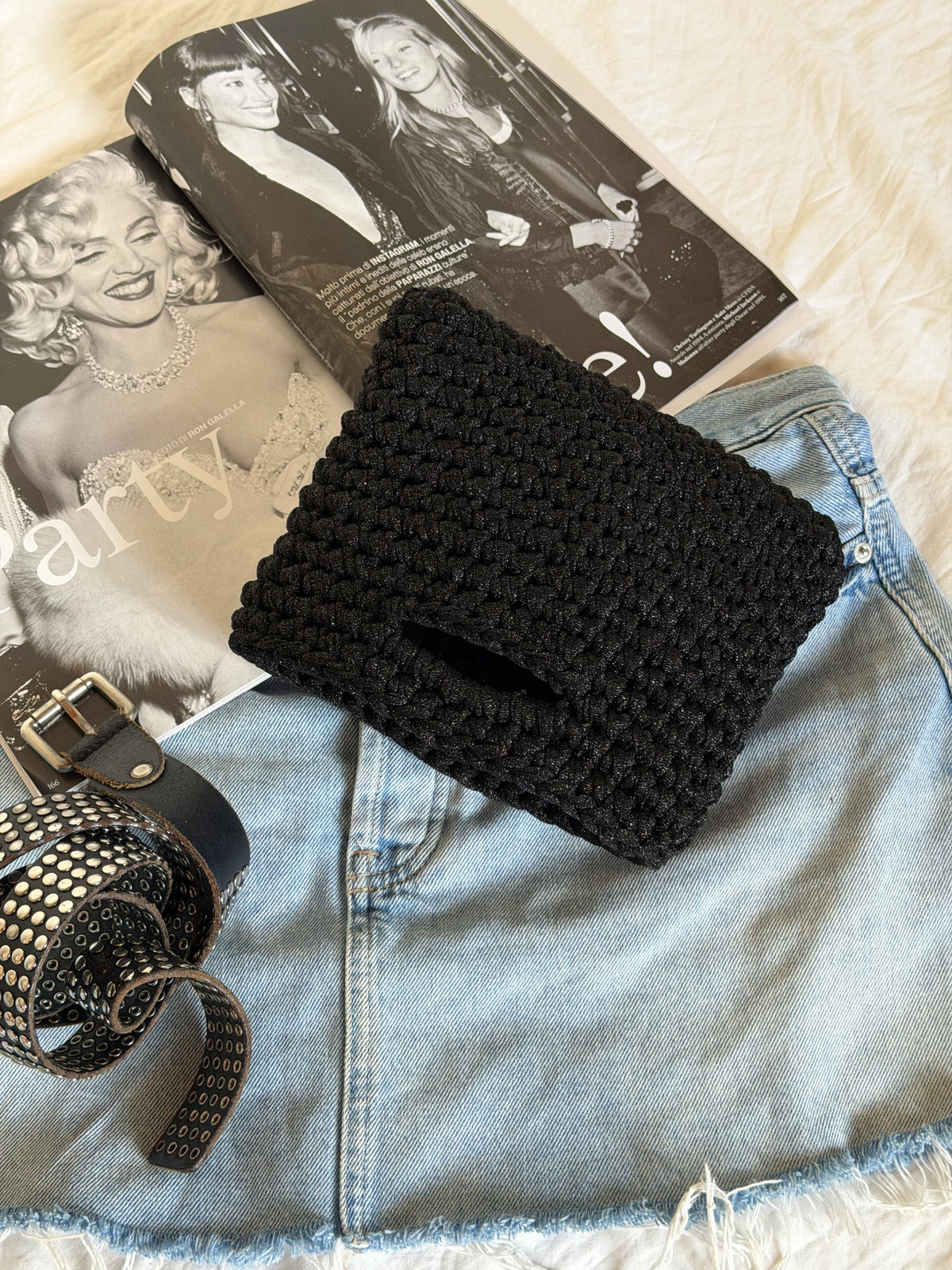 MINOU bag standard// nera lurex